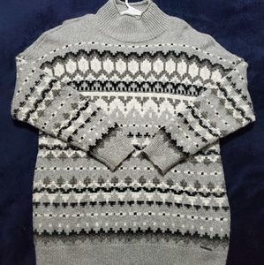 Abercrombie & Fitch Mock Neck Sweater LARGE